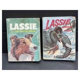 2 Vintage Whitman Lassie Books