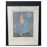 Framed Signed Print by J. Jackson, 24x19 '