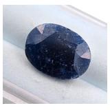 $6,720 Appraisal - 5.6 ct Cert. Blue Sapphire
