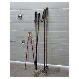 3 Sets of Ski Poles - 56 ' , 55 ï¿½ , 38 ï¿½
