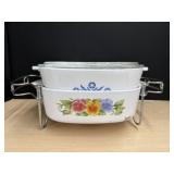 Corning Ware Casserole Dish & Floral Baking Dish