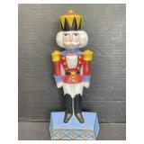 Painted Cast Iron Soldier Nutcracker Doorstop,