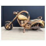 Handcrafted Wooden Motorcycle