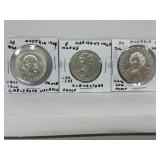 3 Coins-1958 Austira 25 Shill'gs, 1965 Germany