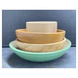 Antique & Vintage Wooden Bowls - Various Sizes