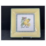 Square Villeroy & Boch Citrus Limon Plate