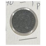Germany: 1pf ï¿½ 1940 Wwii - Vf+