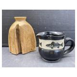 Canadian Artists - Leishman Pottery Fish Jug 4 '