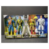 Unopened Pack of 4 Workmen Action Figures -