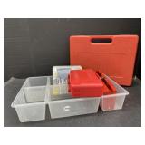 Divided Tray, Drill Bits, Socket Set And More