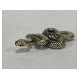 Miniature Brass Statue - Snake