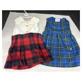 2 Childrenï¿½s Tartan Outfits - Size 2