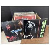 Box of 38 Assorted Records - The Doors, Van Halen,