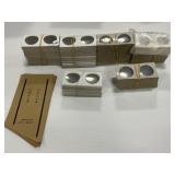 Large Qty Of Coins Flips + 9 Coin Roller Papers
