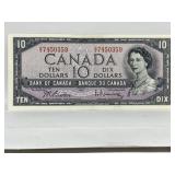 $10 Canada Bill 1954