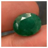 $9,250 Appraisal - 7.4 ct Cert. Colombian Emerald