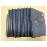 9 X Whitman Various Sizes Of Coin Books