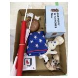 Robot Puppy, Car Flags, Cat figurines, Pillsbury