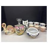Teacups, Pocket Vase, Pitcher, Owl and more