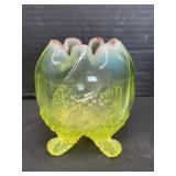 Uranium Art Glass Vase