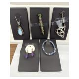 Costume Jewelry - Bracelets, Necklace, Hair Tie