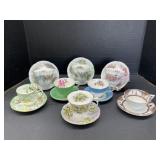 8 English Teacups & Saucers - 3 Paragon, 5 Royal