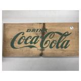 Wooden Coca-Cola Sign, 8.5 x 19.5 '