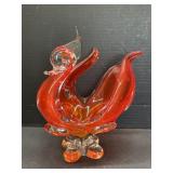 1970s Lorraine Glass ( Montreal ) Orange Bird
