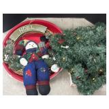 Christmas Wreath With Storage Case, Garland With