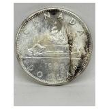 1965 Cdn Silver Dollar Coin