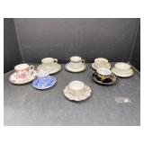 Assorted Demitasse Cups & Saucers -