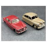 Dinky Vanguard and Volvo 122S