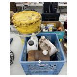 Assorted Vehicle Oils Etc.