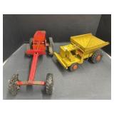 Structo Pressed Steel Road Grader & Marx Lumar