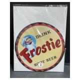 New ' Drink Frostie ' Root Beer Metal Sign 8 ' D