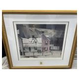 A.J. Casson Framed Print - Snow Flurries, 18/100