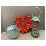 3 Bird Feeders
