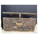 Wooden Tool Box with Contents - 26x12x13 '