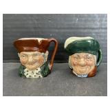 2 Royal Doulton Character Jugs - Old Charlie &