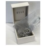 Sterling 925 Silver ELLE Love Knot Stud Earrings