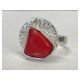 Sterling 925 Silver Handcrafted Ring Featuring