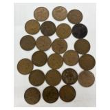 British Large Pennies 1897-1967 (lot Of 23).
