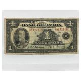 $1 Canada Bill 1935.