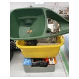 Seed Spreader, Towel Holder, Hardware, Smoke