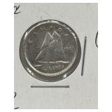 Canadaï¿½ 1947ml ï¿½ 10-cents - F+