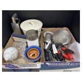 2 Trays of Misc. Household Items