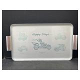 Vintage Metal Tray depicting Antique Cars ï¿½