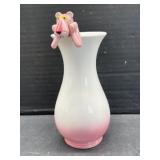 Pink Panther Ceramic Vase dated 1982