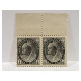 Canada #74 Pair Mnh