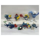 Vintage Smurf Figurines